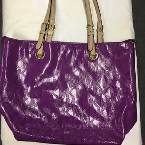 Purple MK tote bag